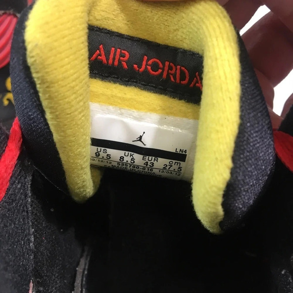 B6 Men’s Vintage Retro Jordan basketball Shoes 9.5 - Picture 5 of 7